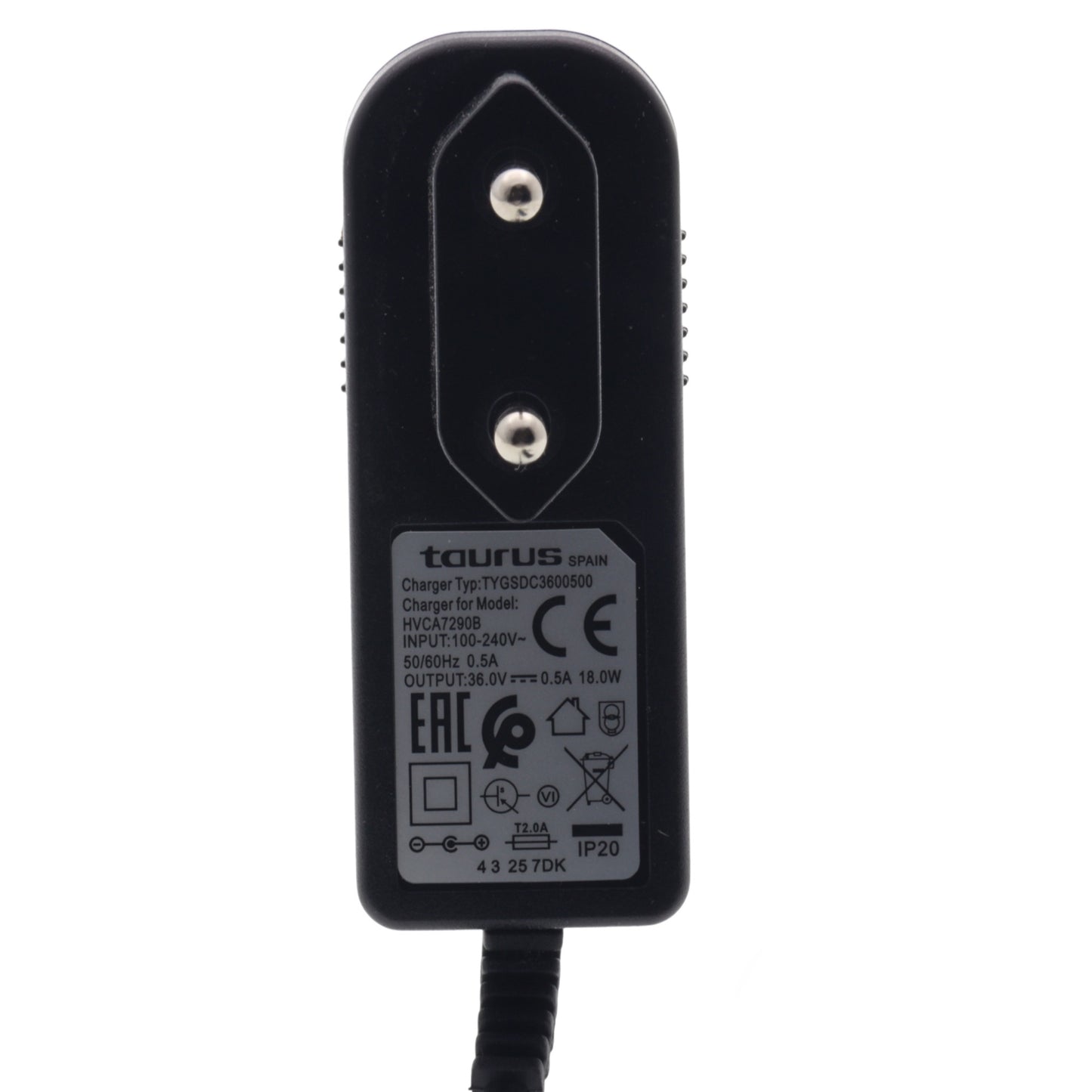 Taurus oplader 36V stofzuiger Ideal Avant 29.6 HVCA7290B 948891