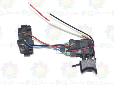 Black & Decker schakelaar drukknop trekker + PCB boormachine EGBHP188 EGBHP1881