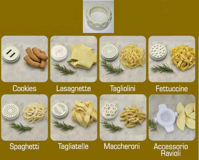 Ariete Trafile + Contera pastamatic 1591 1950 Edition Fideos Fettuccine Etc.