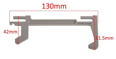 Gorenje gancio 130mm sportello microonde Delonghi MW380 MW480 MWJ62 MWJ63 GMO B