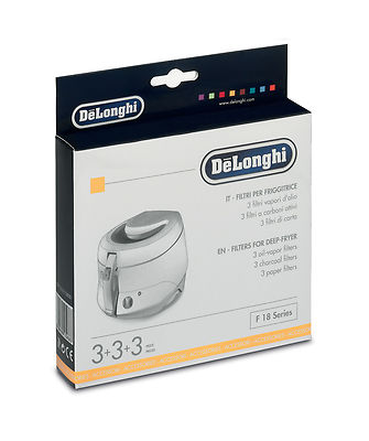 Delonghi kit filtri friggitrice Friggimeglio F18231 F18304 F18316 F18433 F18436