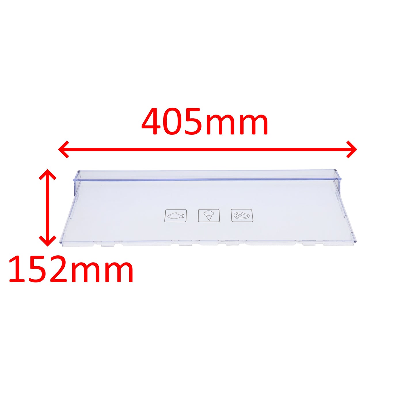 Beko frontală sertare congelator superioare 405x152mm frigider BCHA BCNA BCSD