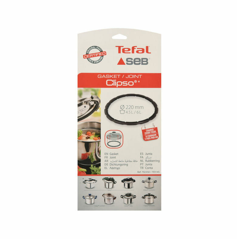 Tefal Seb Gasket 220mm Pot Pressure 4.5L 6L Clipso Easy Control