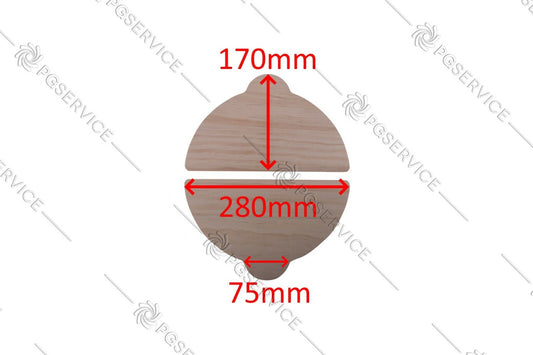 Ariete palette spatole in legno 28cm x 17cm 280mm forno pizza Da Gennaro 909 900