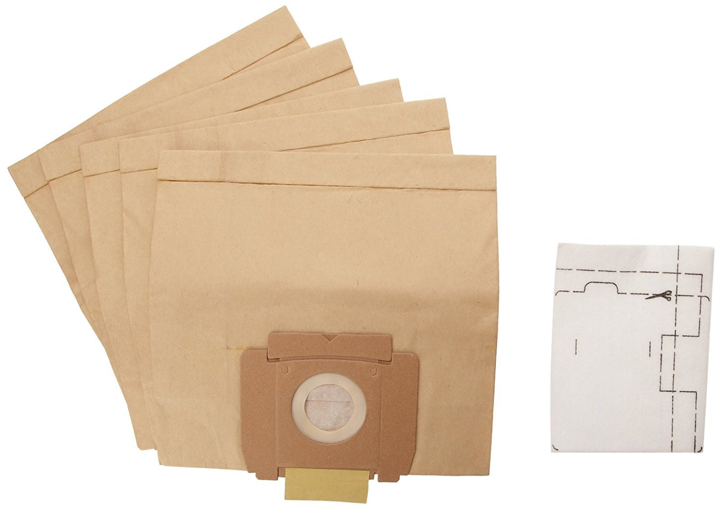 Menalux T153F 5 papieren stofzakken stofzuiger AEG Vampyr Ergo Essence Filio Bolero