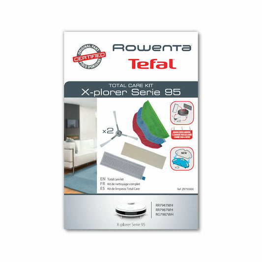 Rowenta kit Totaal doeken borstels filters robotstofzuiger Xplorer 95 RR7987