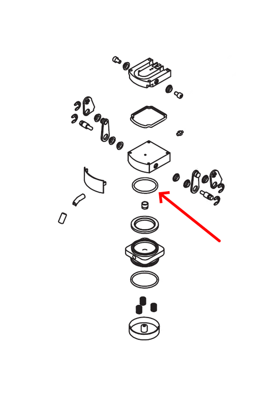 Didiesse junta OR 147 43mm resistencia máquina café cápsulas Didì Baby Fro