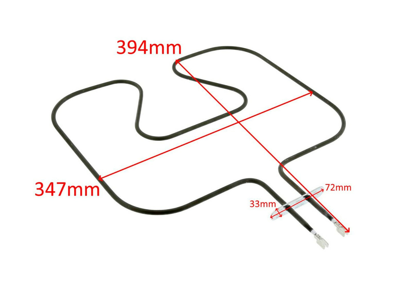 Resistenza superiore forno incasso Electrolux Rex Zanussi BMS EKC EKM EOB FMT HM