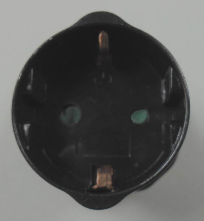 Vivanco riduttore adattatore spina presa Schuko UK 3 pin GB + fusibile 250V