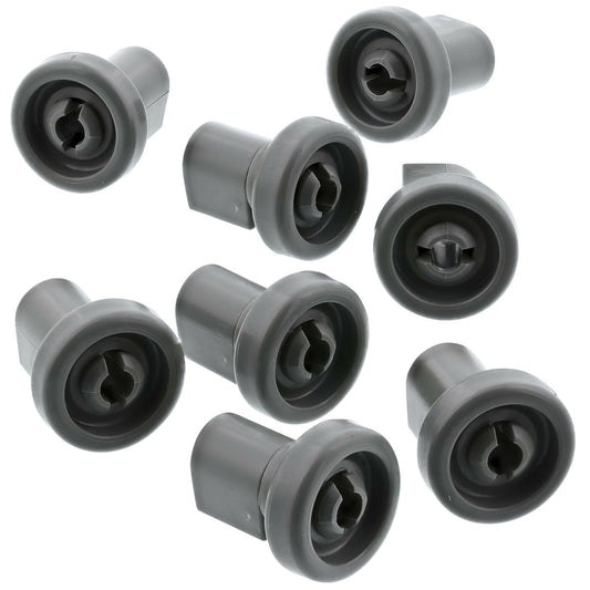 8x Koła kosza wysokiego zmywarki Electrolux Rex AEG ESF ESI ESL F44 PDV TP TT