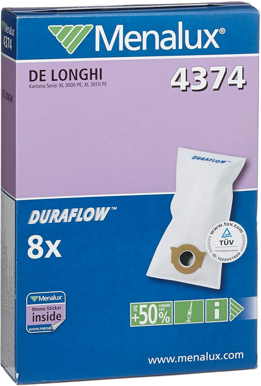 Menalux 4374 8x worki z mikrofibry do odkurzacza pionowego Karisma XL3000 XL3010