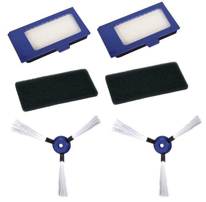 Rowenta Kit de Filtres Brosses Robot Aspirateur Smart Force Extreme RR71 RR7126