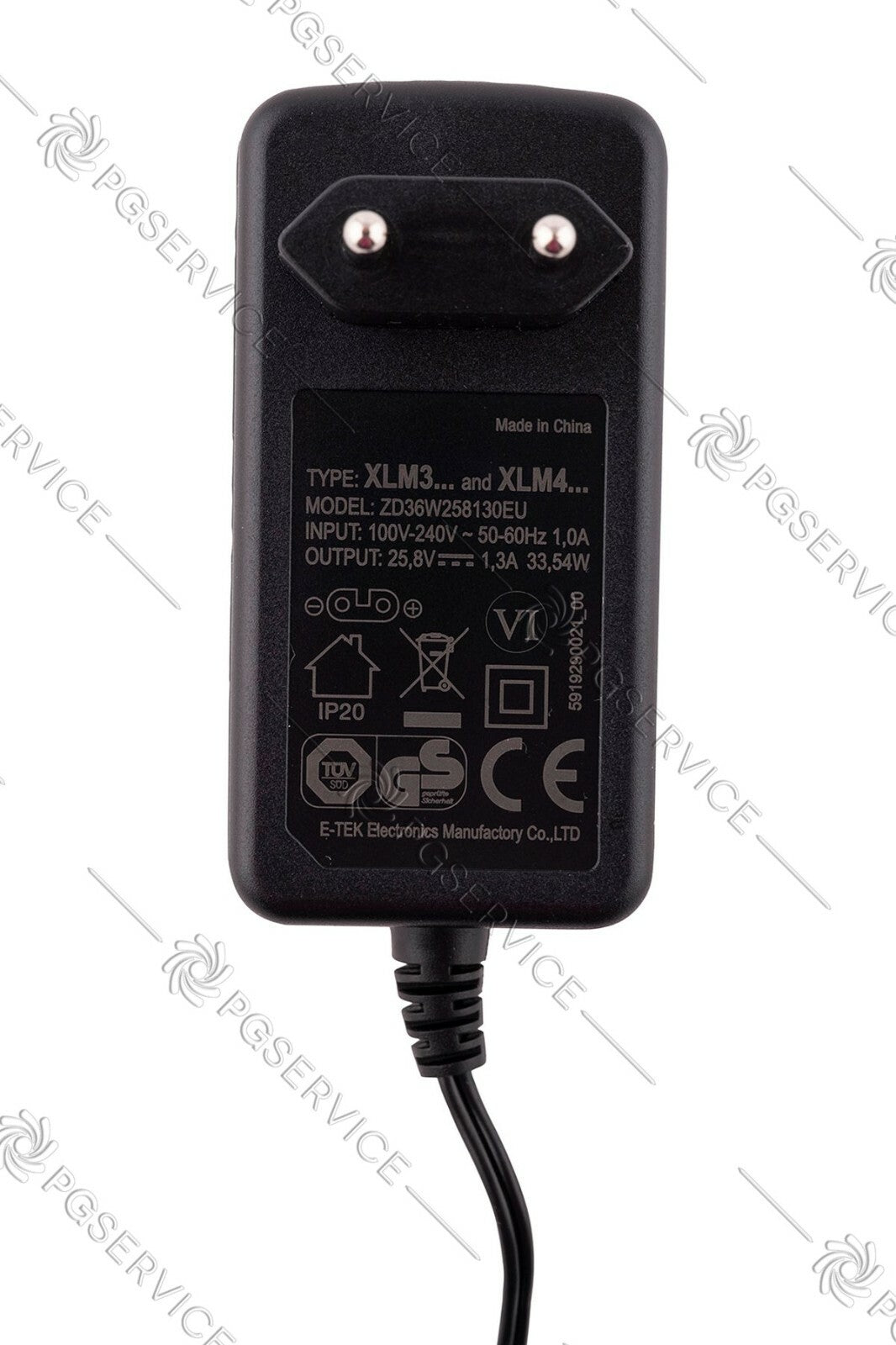 DeLonghi Charger Battery Charger broom colombina Smart Evo 21.6V XLM355 XLM41