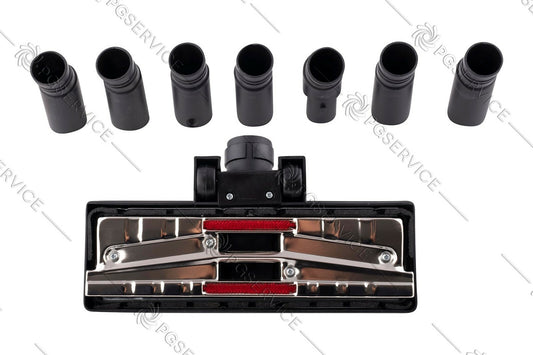 Brush Universal+Wheels+7 Fittings for Vacuum Cleaner Philips Hoover Polti