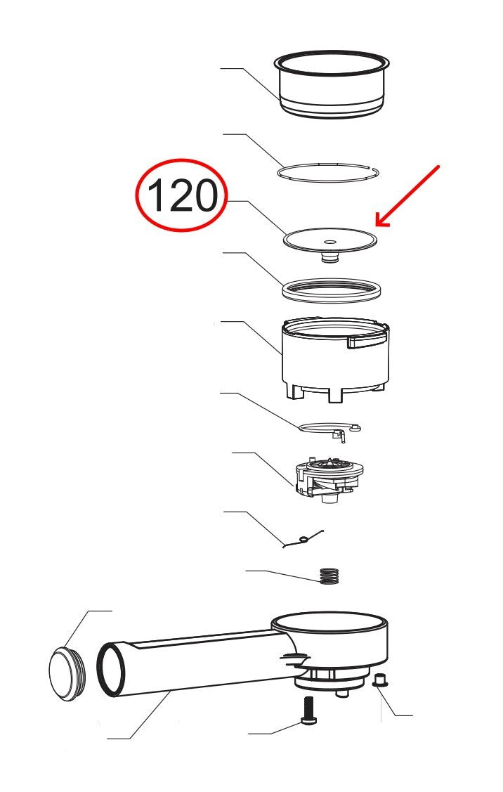 Philips Saeco Gaggia disco convogliatore braccetto macchina caffè Poemia Veneto