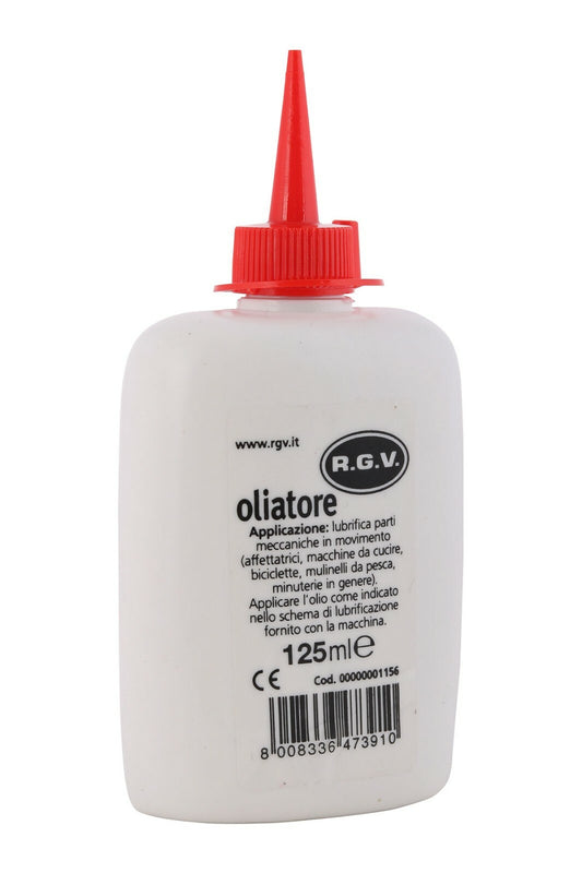 RGV olio oliatore lubrificante 125ml inodore affettatrici macchine da cucire