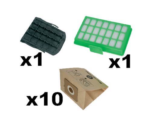 Rowenta filterkit stofzuigerzakken Power Space RO21 RO23 RO2126 RO2366