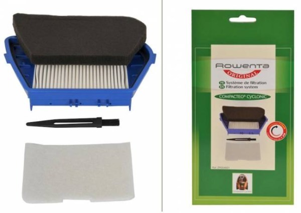 Rowenta filtro HEPA ZR004601 aspiradora Compacteo Cyclonic RO3421 RO3486 RO34