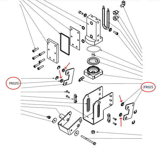 Didiesse Cojinete Anillo Biela Máquina Café Gofres Didì Baby Frog Revolution