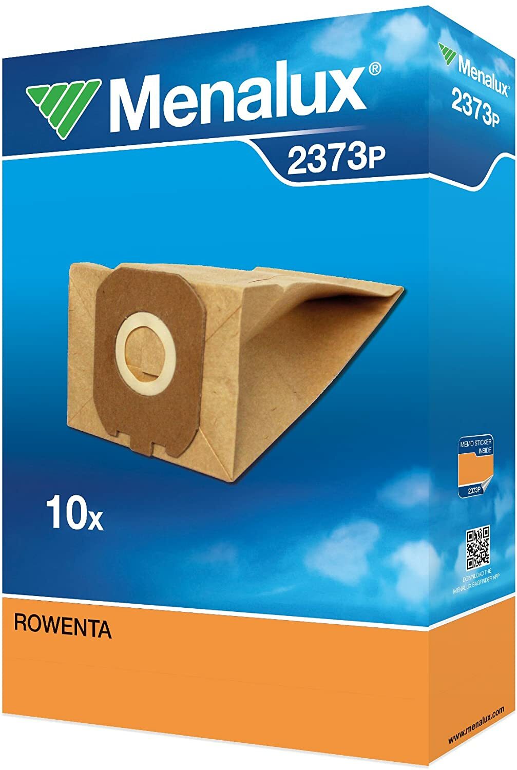 Menalux 2373P papieren zakken stofzuiger Rowenta slim Comfort Power Line
