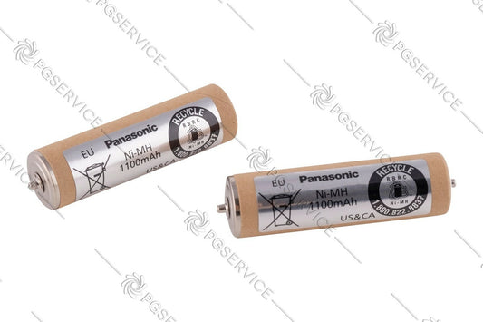 Panasonic 2x baterii 1.2V 1100mAh aparat de ras ER160 ER1511 ER1610 ER389 ERDGP72 ERH