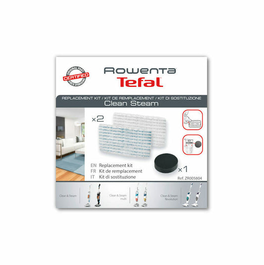 Rowenta Kit Chiffons Filtre Balai Vapeur Clean & RY7517 RY7577 RY7731 RY8544
