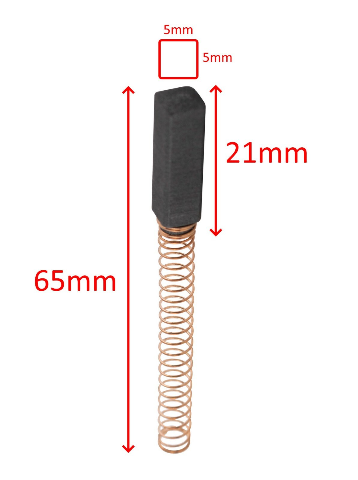 Quick Mill Charcoal Brush Engine 65mm Original for Grater 0148 0149