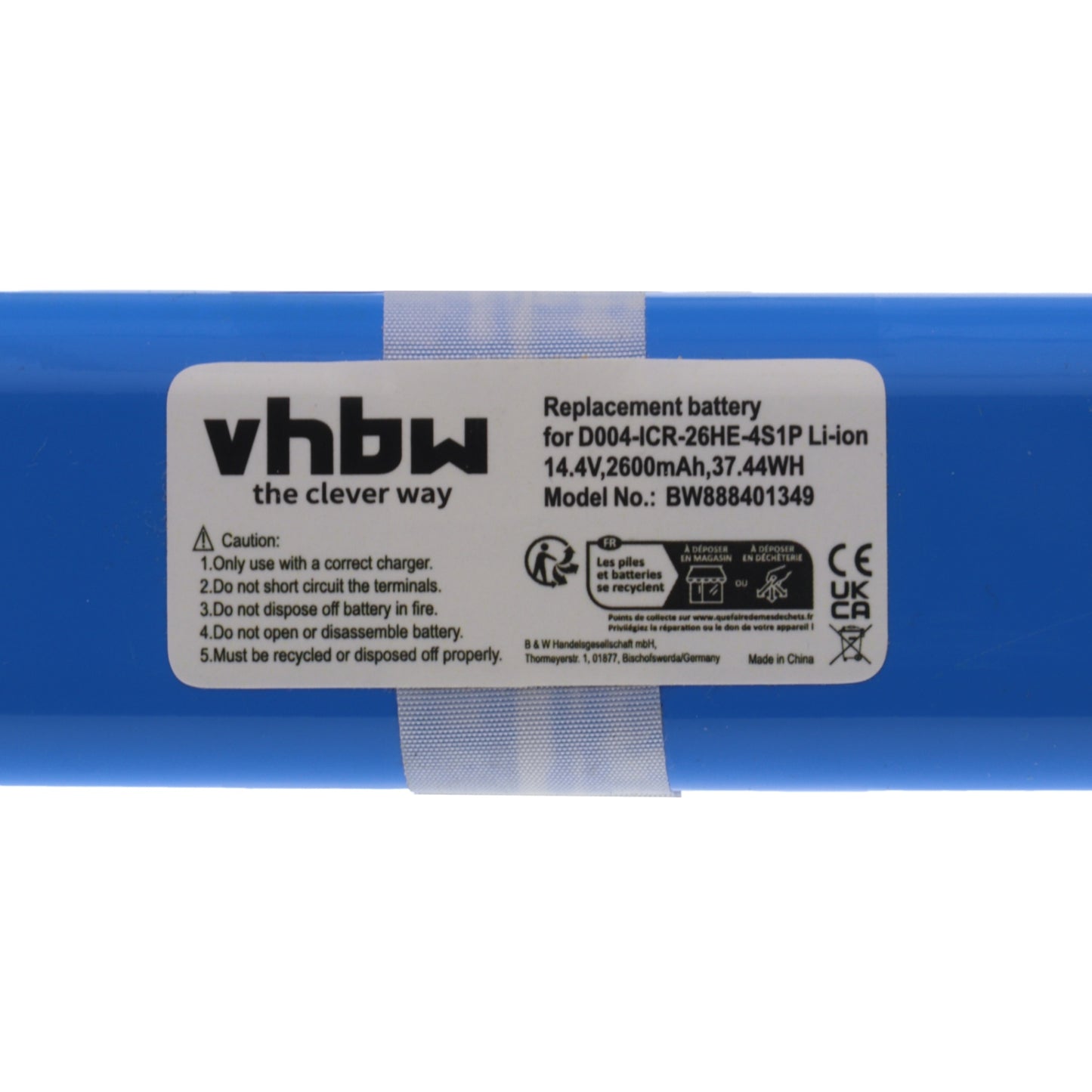 Batería 14.4V 2600mAh Li-ion para robot aspirador iRobot Roomba 5150 7550 e5 i3