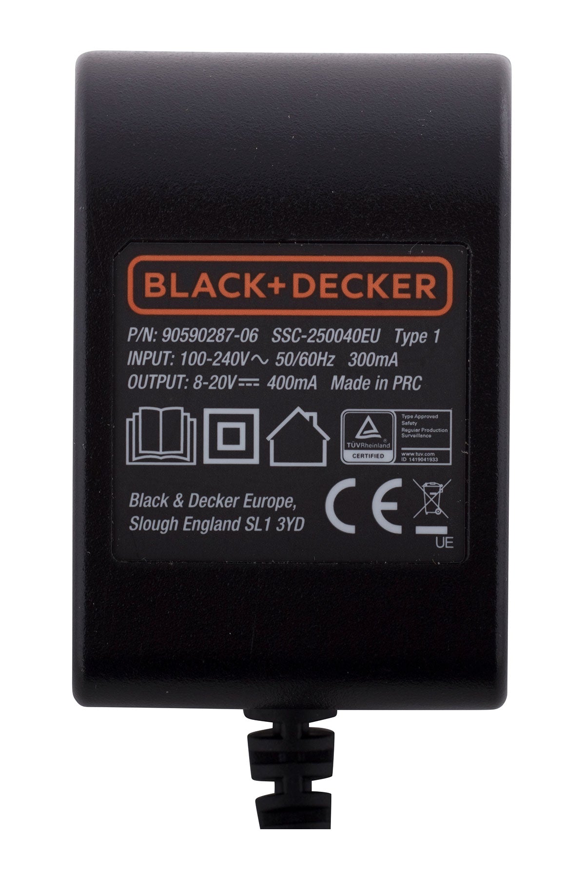 Black & Decker carica batterie alimentatore EGBL14 EGBL18 STC1820 GTC1820 ASL14