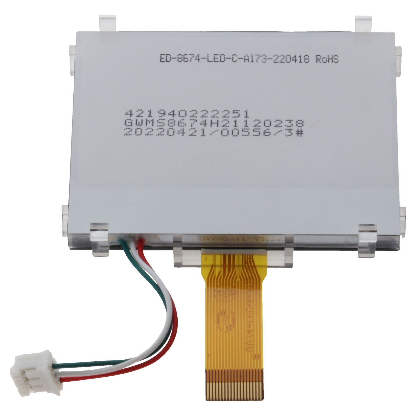 Saeco display LCD ED8674-LED-C-A173 aparat de cafea Syntia HD8838 RI9836 SUP037D