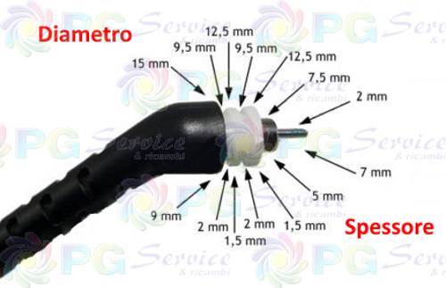 Gammapiù Elmot cavo alimentazione spinotto jack piastra capelli 036 Ferry Imete