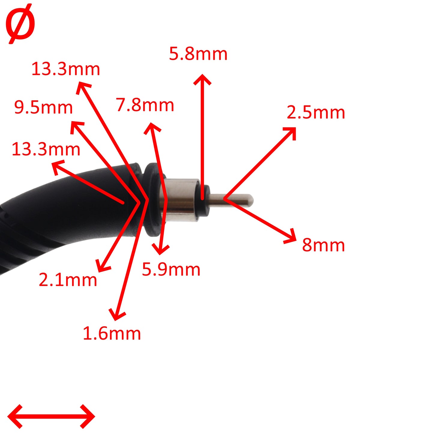 Gammapiù cable de alimentación plancha para cabello Twin Pro PPIATWINPRO HS-1008