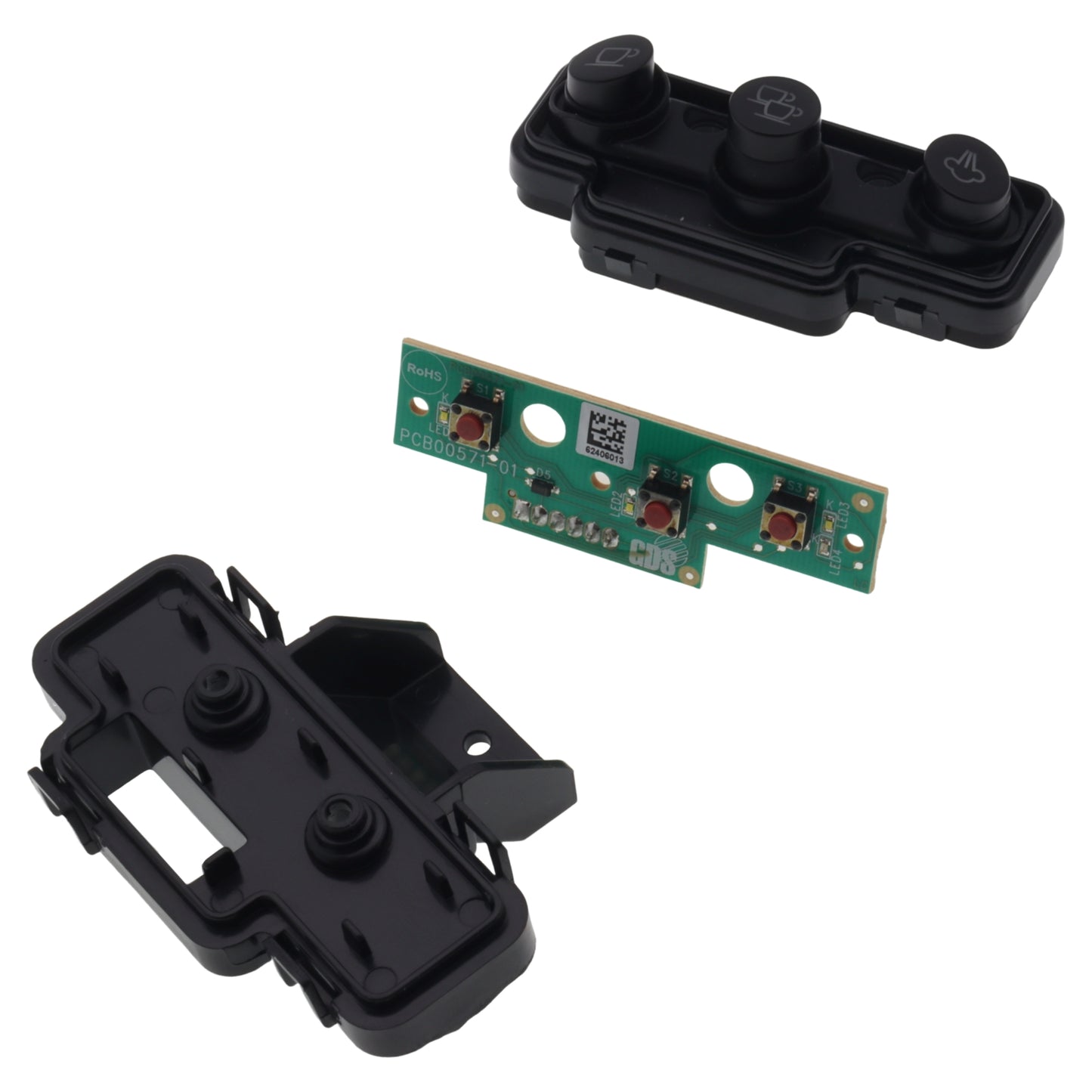 Delonghi płytka PCB sterowania przyciskami ekspresu do kawy Dedica EC680 EC785 Arte EC885