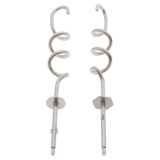 Braun 2x fruste spirale ganci impasti per sbattitore MultiMix 1 2 HM101AI HM1010