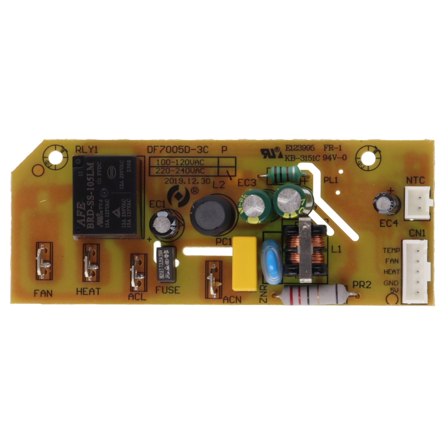 NutriBullet carte PCB 240V friteuse à air Digital Air Fryer XXL 7L NBA071B