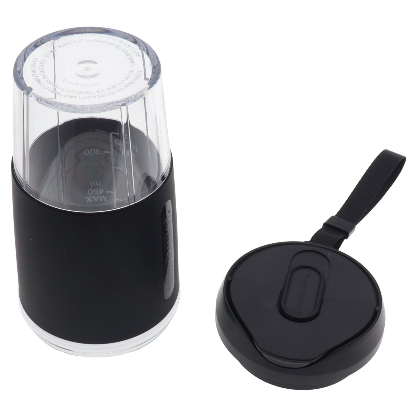 Caraffa 450ml con tappo per frullatore Nutribullet Flip Portable NBP016B AS00007705