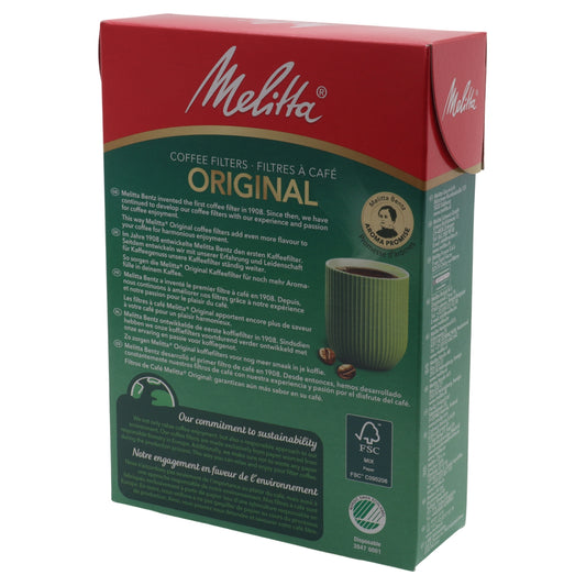 Melitta 80 filtri carta AromaPor 102 1x2 2 tazze macchina caffè americana universale