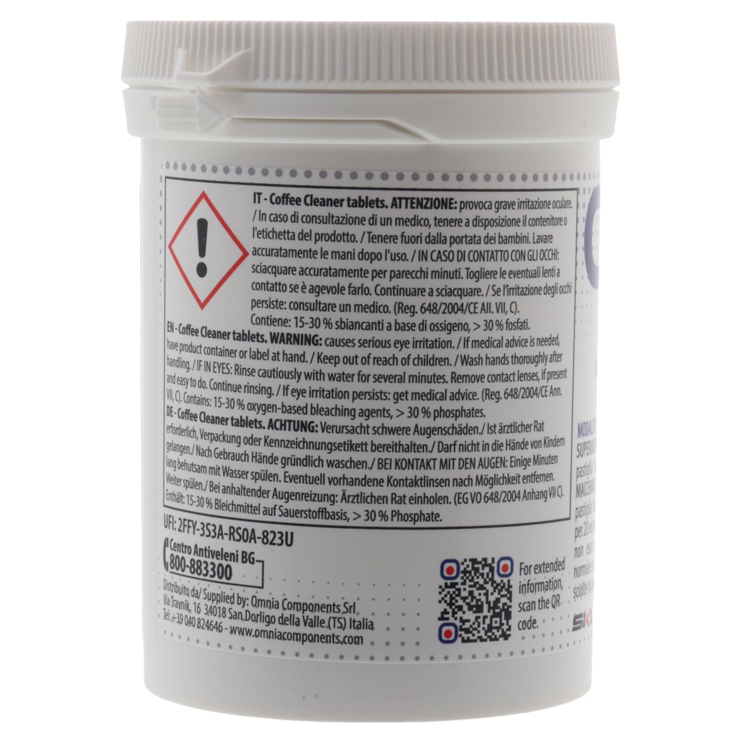 SKL 60x pastiglie capsule detergenti 2.5g macchina caffè universali rimuove residui oli grassi