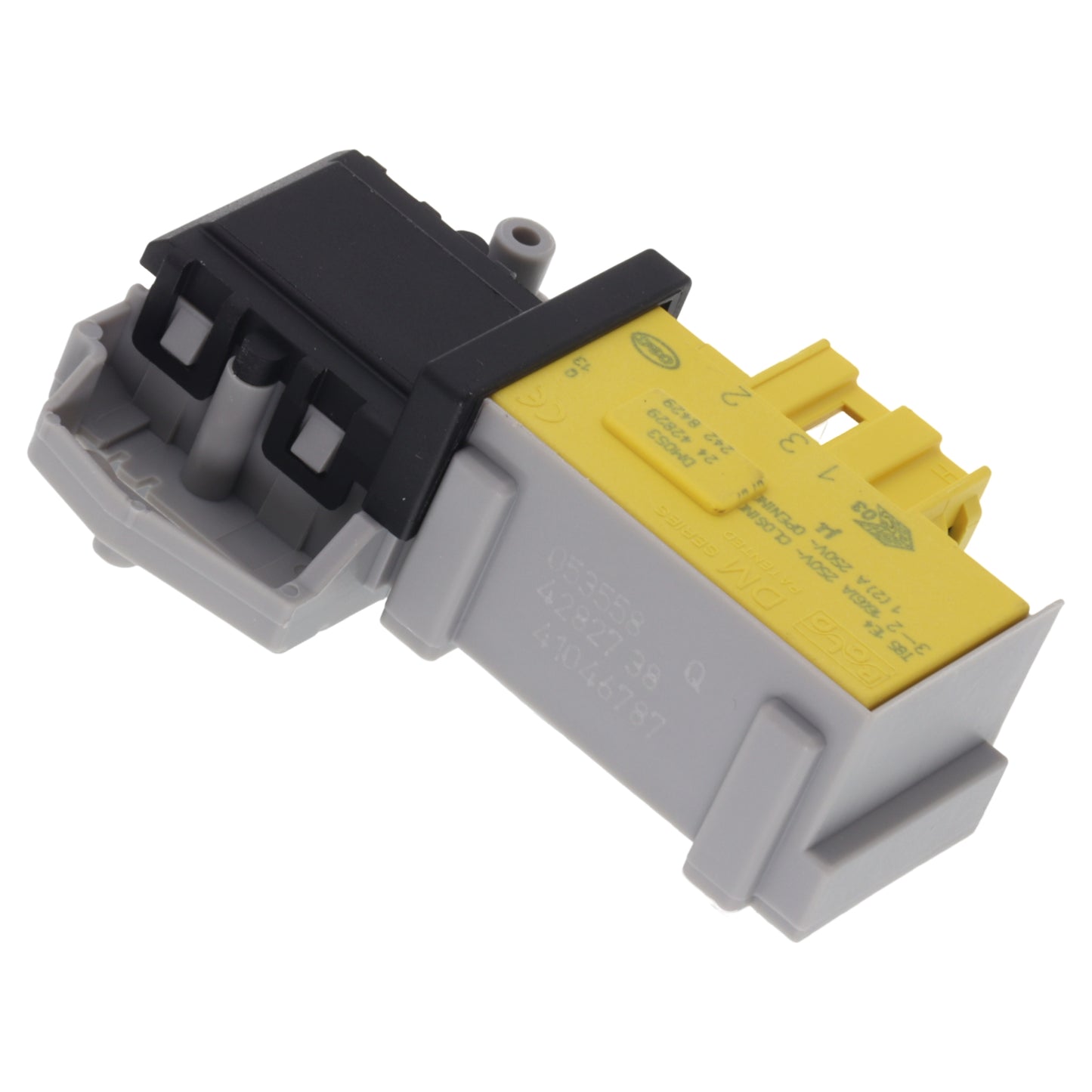 Serratura blocca porta oblò DM053 053558 per lavatrice Candy Hoover Iberna COS DYN EVO GOW