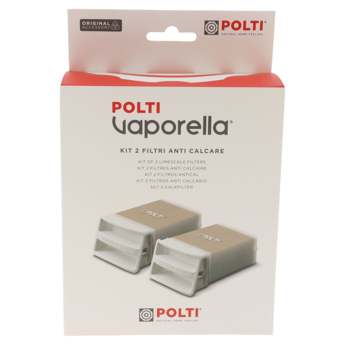 Polti 2x filtru apă anticalcar pentru fier de călcat Vaporella Instant VI50 50.40 50.2