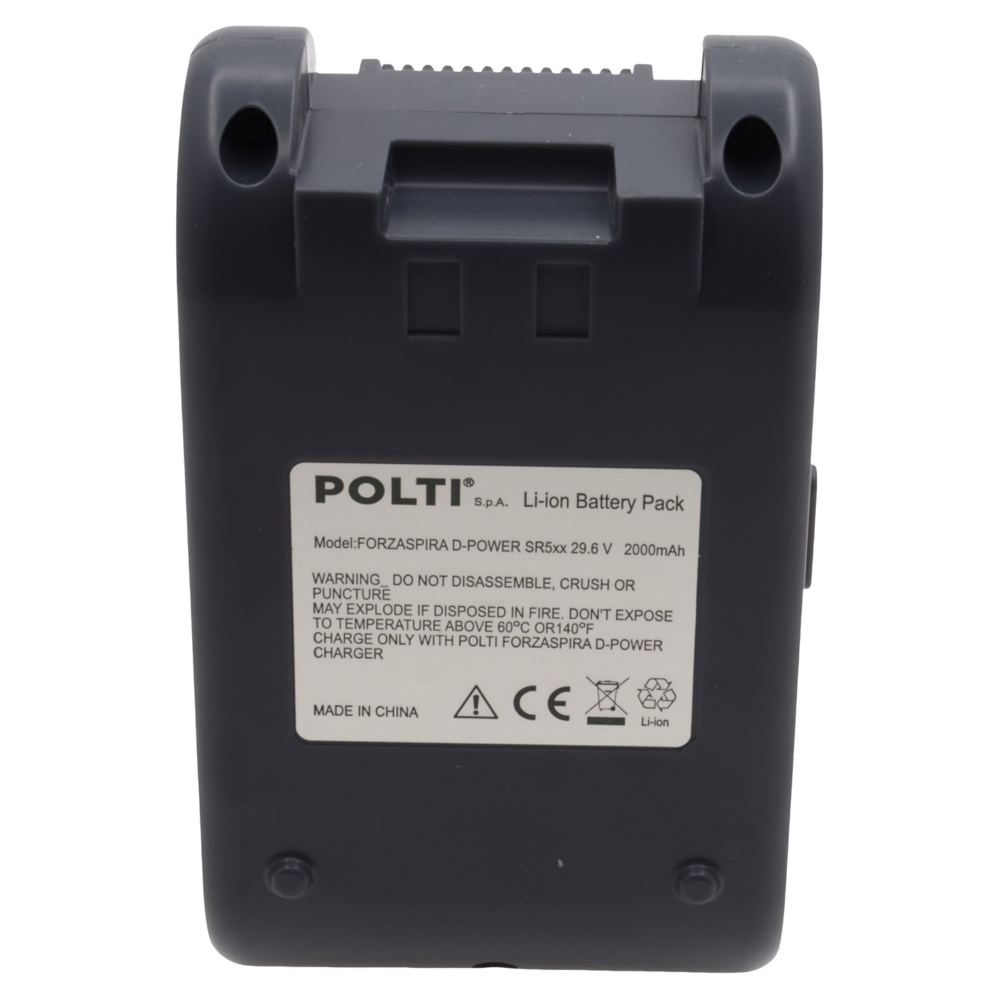 Polti batterij 29.6V 2000mAh stofzuiger Forzaspira-D Power SR500 SR550