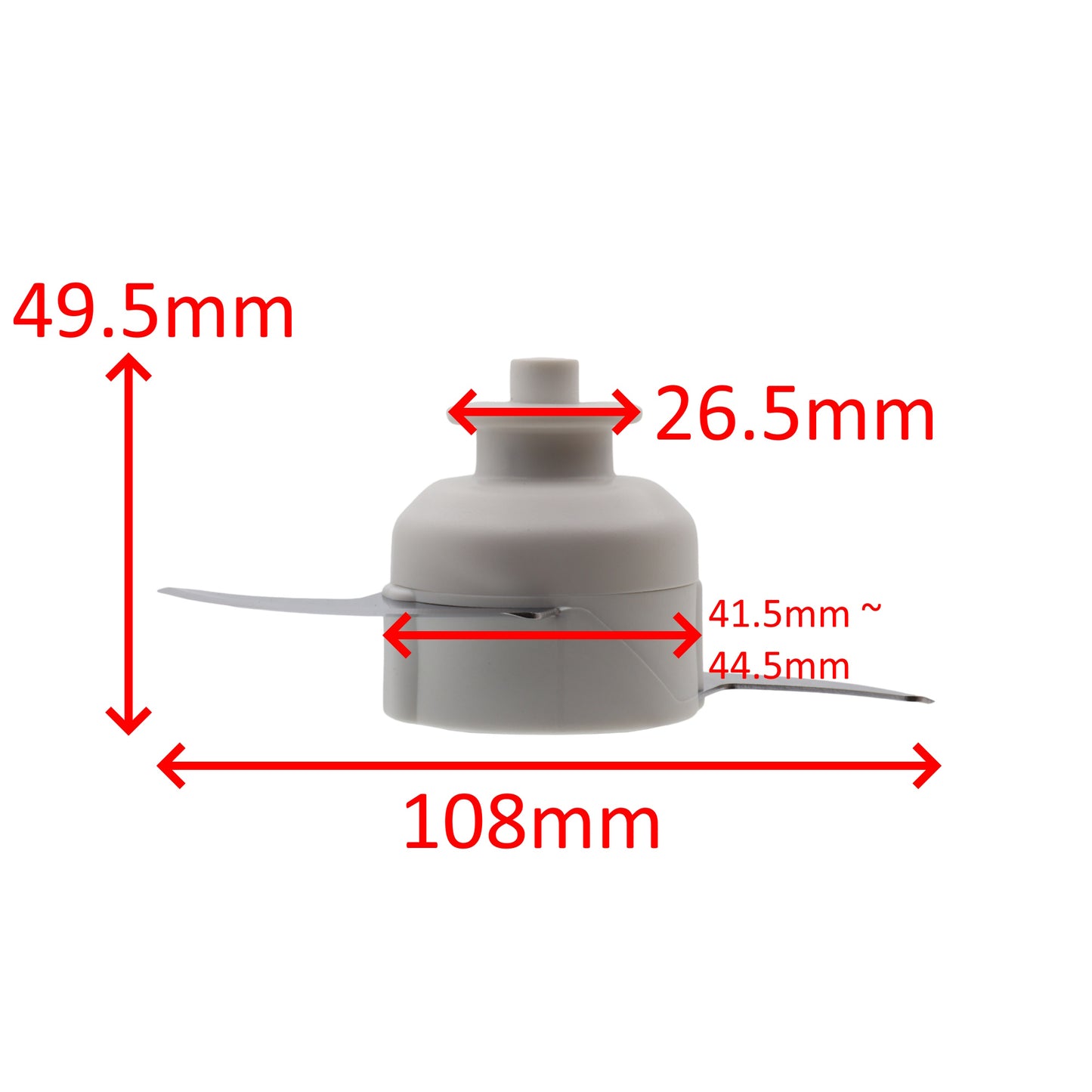 Moulinex lamă cuțit tocător Moulinette Pica Picatodo AD5601 AD6011 AR6866