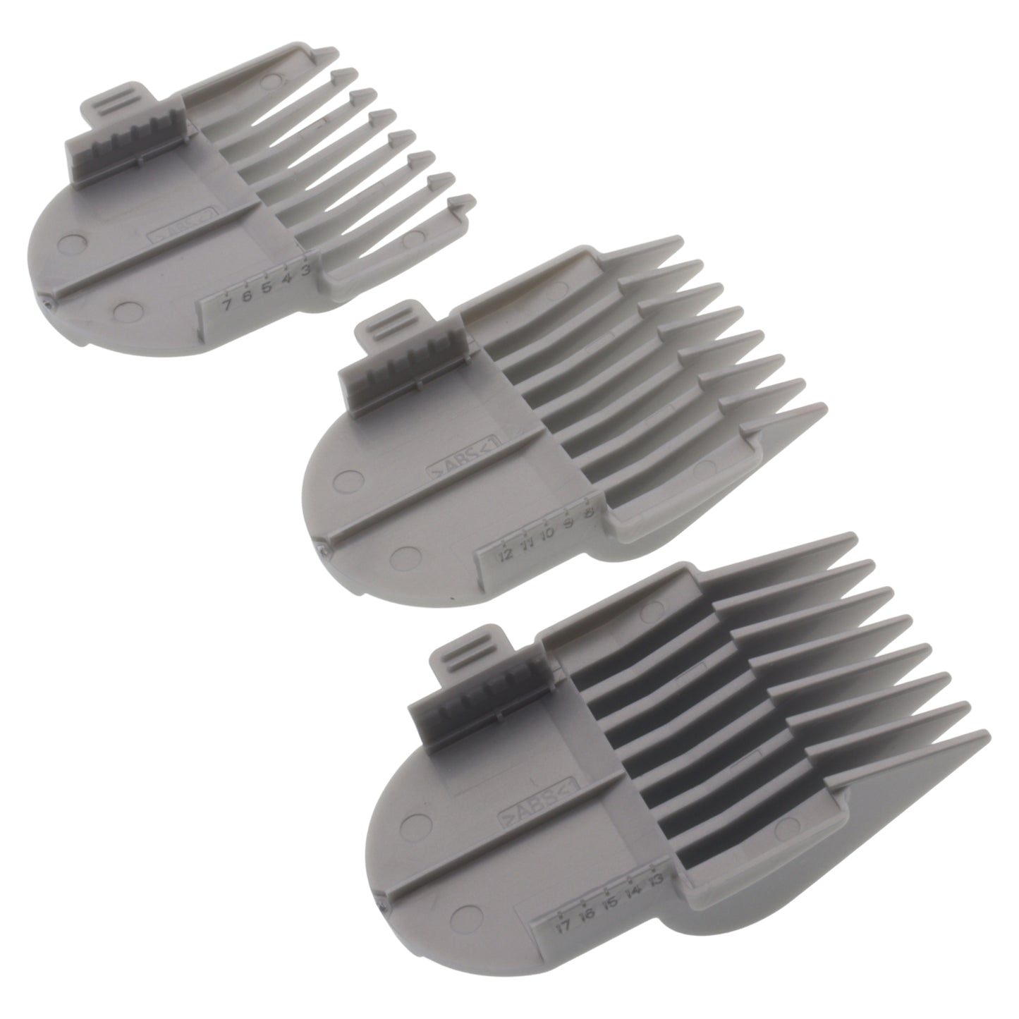 Rowenta grijze kammen van 3mm tot 17mm voor scheerapparaat Selectium TN9460