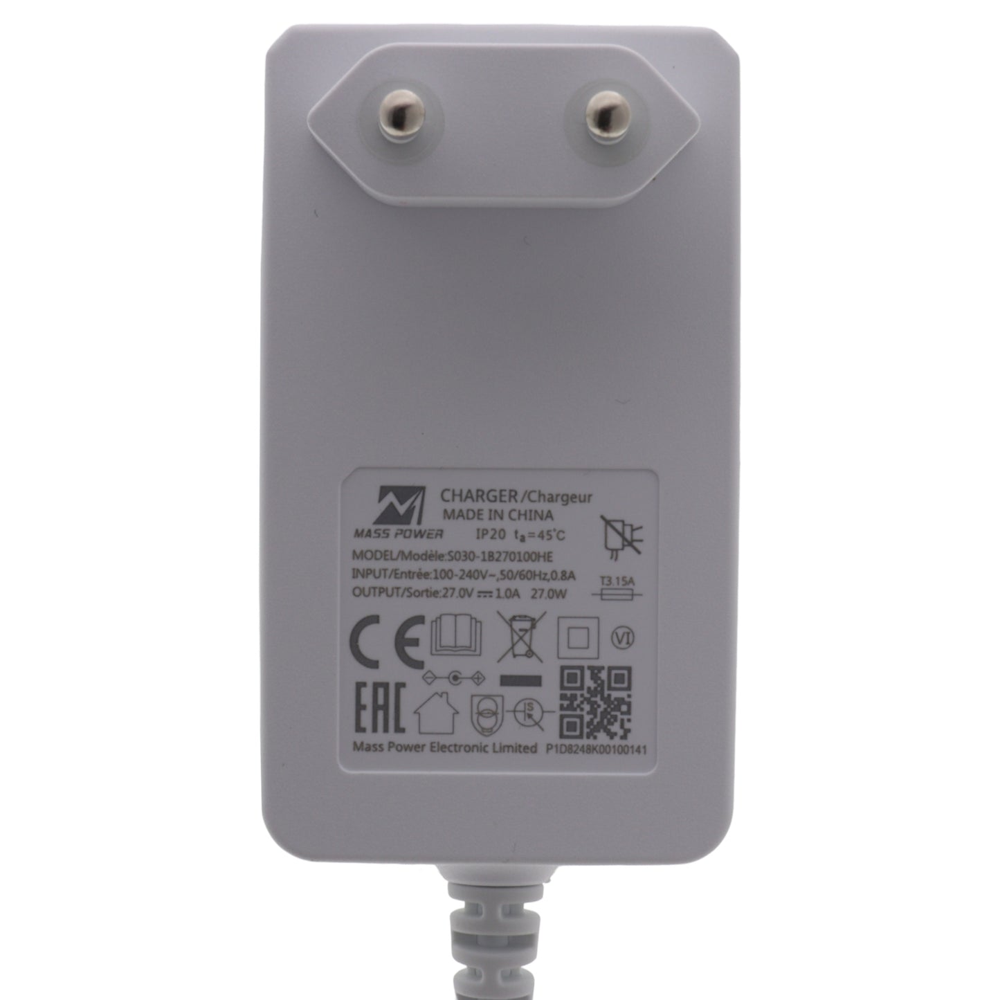 Rowenta caricabatterie caricatore scopa lavasciuga X-Clean 10 GZ7035 GZ7540 GF7035 GF7540