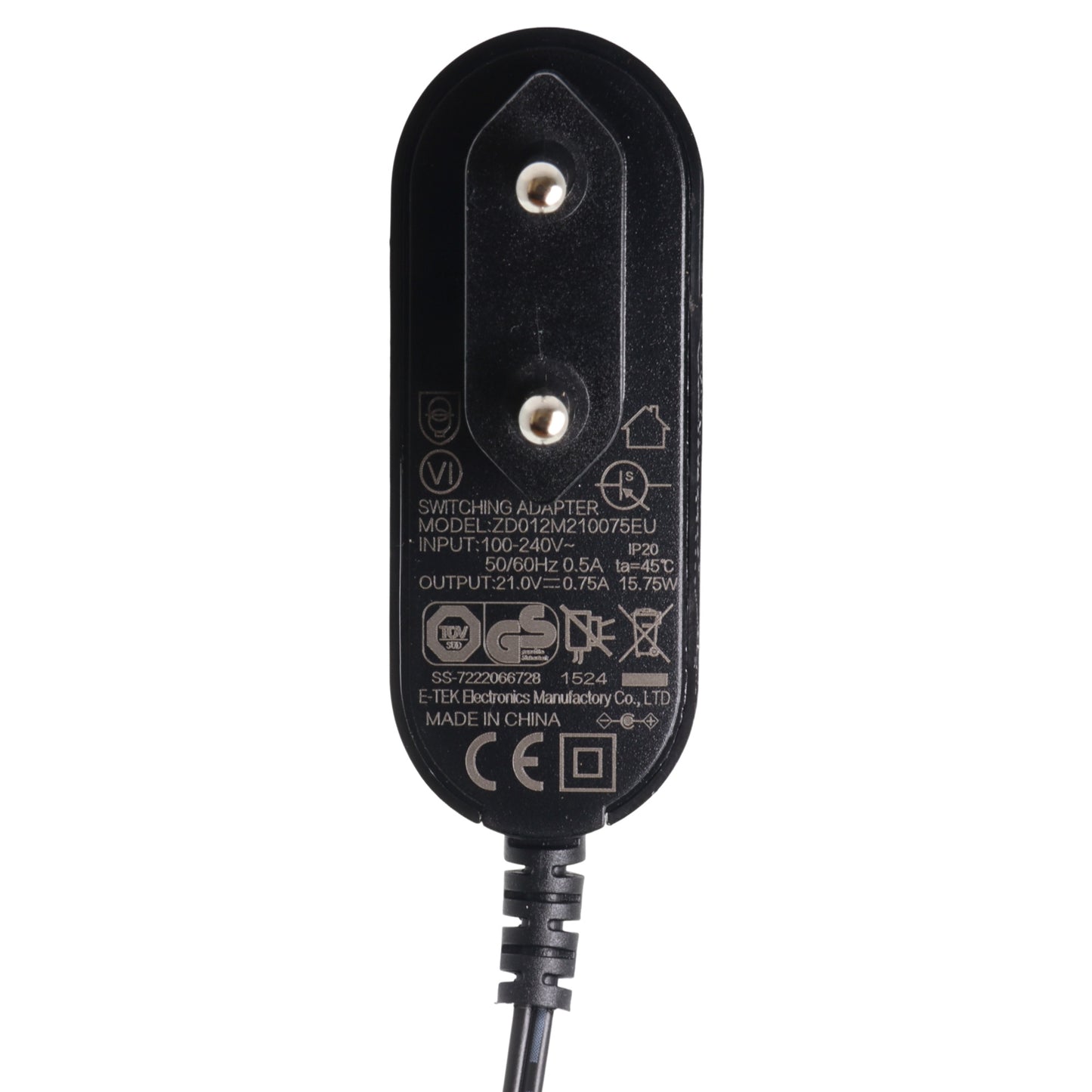 Rowenta caricabatterie caricatore scopa aspirapolvere X-Nano RH1126 RH1128 RH1129