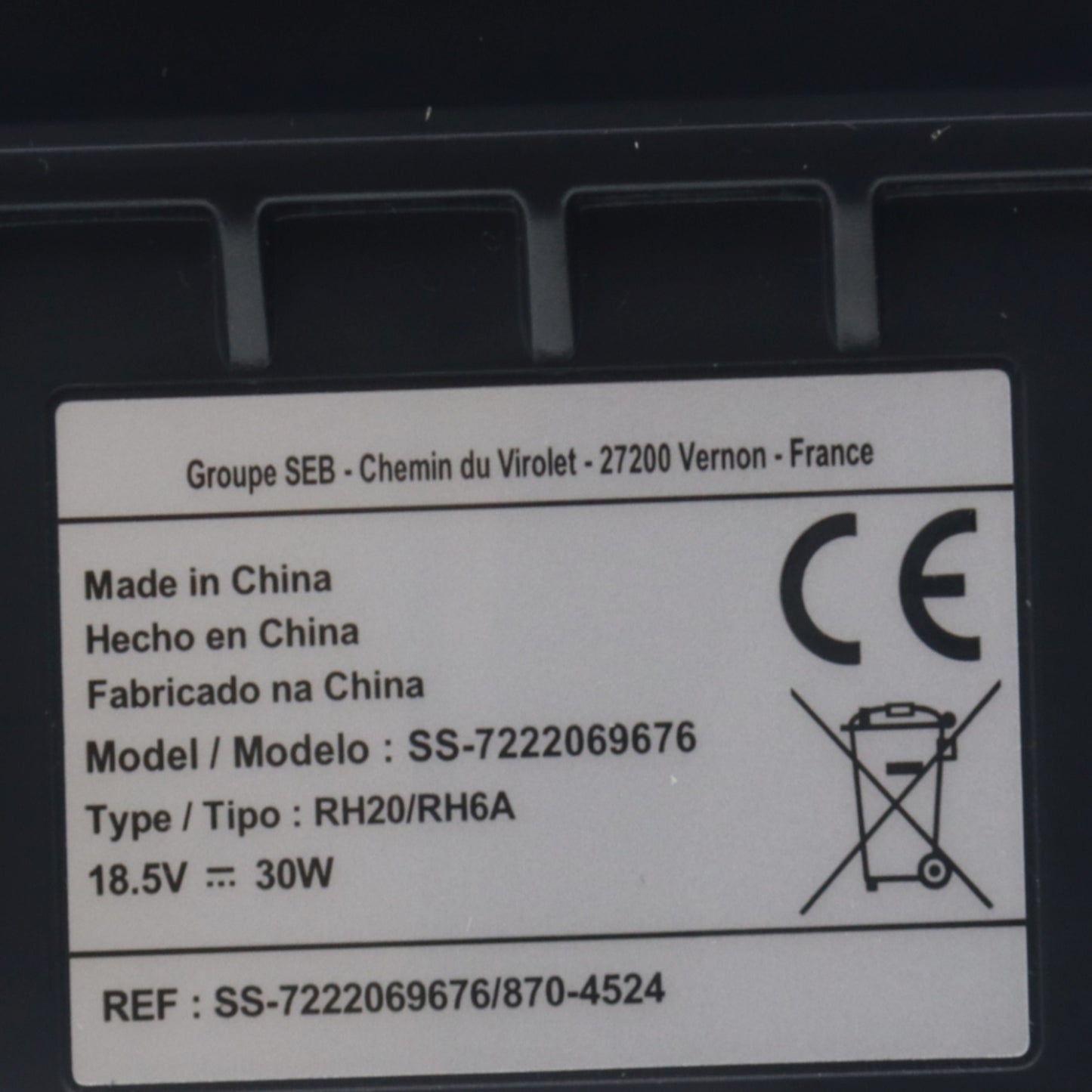 Rowenta turbo kleine borstel voor banken stofzuiger XPert 7.60 RH6A