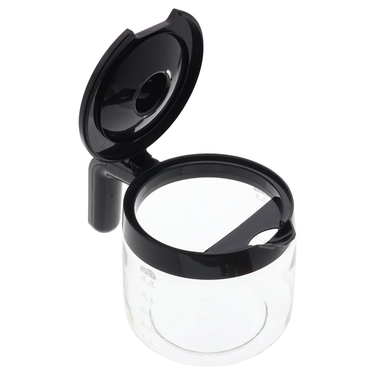Carafe en verre Delonghi 15 tasses couvercle machine à café ICM15240 ICM15250