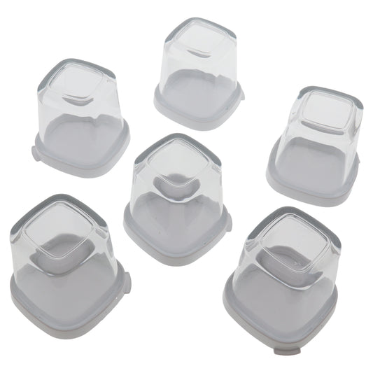 Tefal set 6x vasetti in vetro yogurth per yogurtiera Multi Delices YG65 CuCo YG66