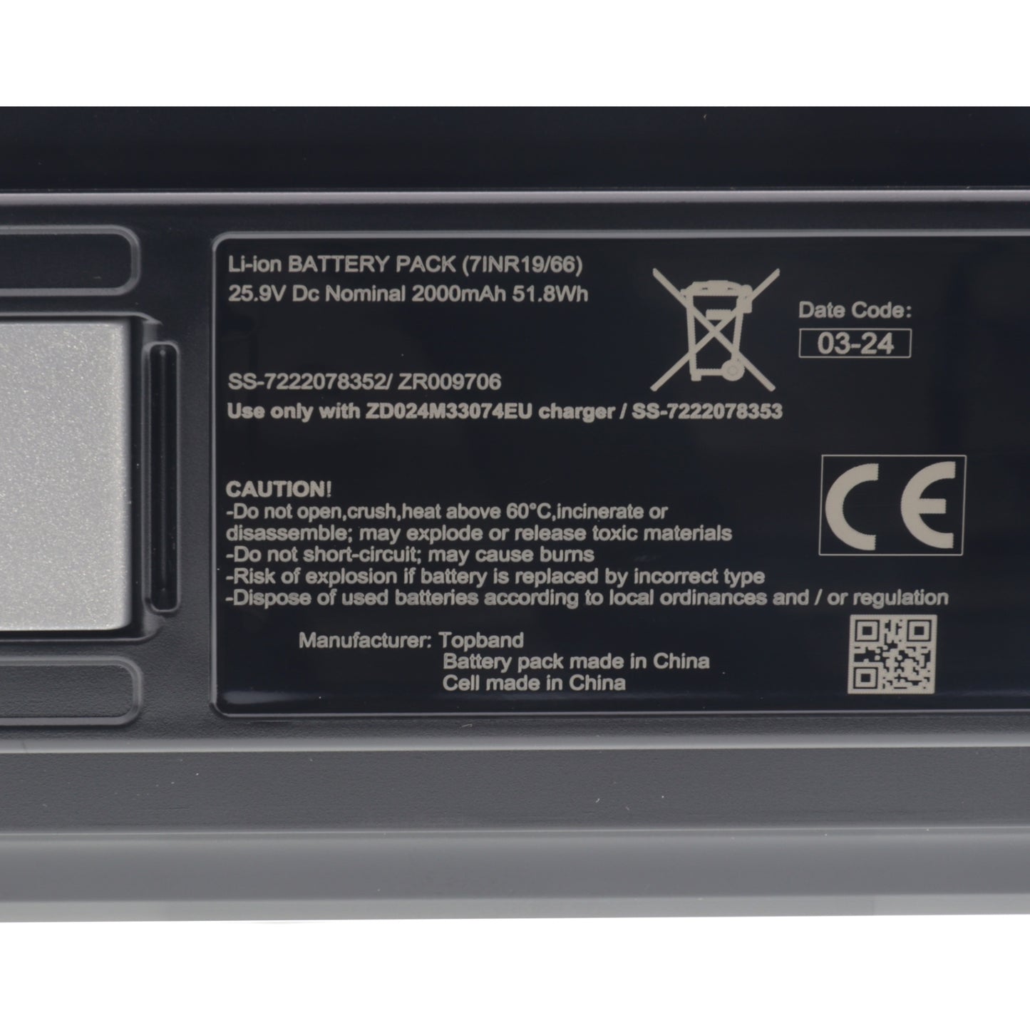 Rowenta Tefal batteria 25.9V scopa aspirapolvere XForce Flex 13.60 RH9A RH9L