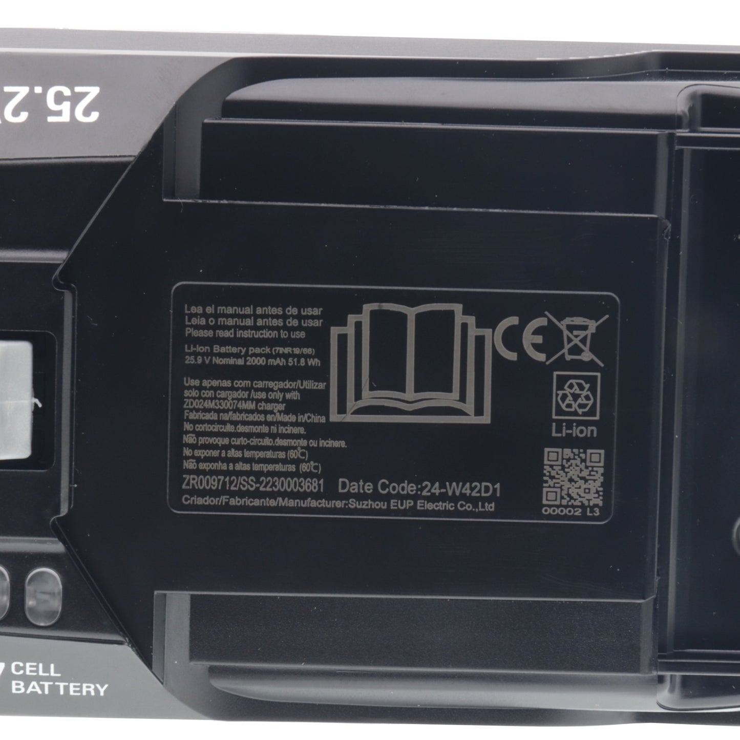 Batería Rowenta 25.9V escoba aspiradora XForce Flex 12.60 RH98A RH98C TY98A TY98C